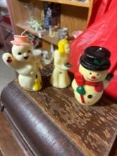 Christmas Wax Figurine Candles......Shipping