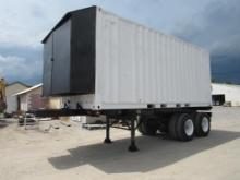 20' Sea Container w/ Trailer (NO TITLE)