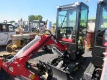 MIVA VA13C w/Cab Mini Excavator