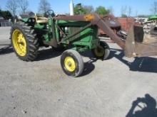 JD 3020 Tractor w/ Loader, Diesel, POWERSHIFT