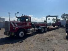 1988 Freightliner FC60 Tractor/Truck w/ 1999 Rogers Co 38ft Carry All Trailer