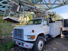 1997 Ford F-800 40ft Bucket Truck (located offsite-please read full description)