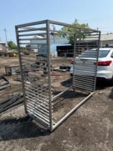 Stainless Steel 80in Shelving Rack