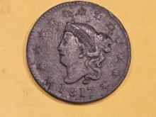 1817 Coronet Head Large Cent