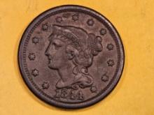 1844 Braided hair Large Cent