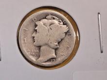 ** KEY DATE 1921 Mercury Dime