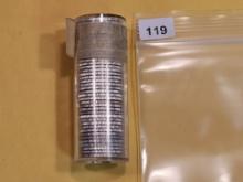 Original FULL ROLL of Brilliant Uncirculated 1958-D Washington Quarters