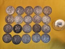 ** FULL ROLL ** Twenty Morgan Silver Dollars