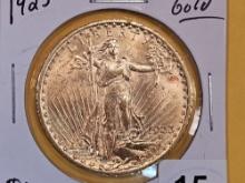 GOLD! Brilliant AU-BU 1923 Saint Gaudens Twenty Dollars