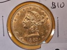 GOLD! Brilliant Uncirculated 1893 Gold Liberty Head Ten Dollars