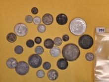 Fun Bag of mixed SILVER World Coins