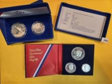 Two Silver US Proof Sets