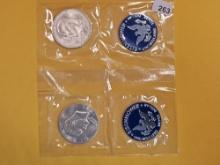 1971-S and 1973-S Silver Blue Ikes