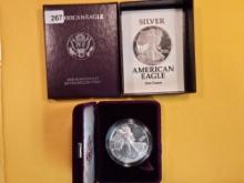 1991 GEM Proof Deep Cameo American Silver Eagle