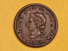 1863 Civil War Token Merchant's Store Card