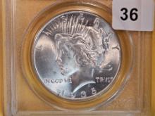 * KEY GRADE! PCGS 1935 Peace Dollar in Mint State 64