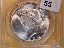 * Semi-Key! PCGS 1934-D Peace Dollar in Mint State 64