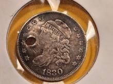 1830 Capped Bust Half Dime