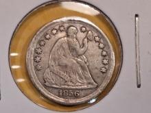 1856 Seated Liberty Half Dime