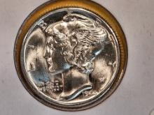 Gem Brilliant Uncirculated 1944 Mercury Dime