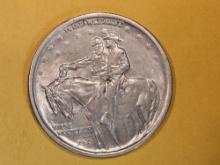 Choice Brilliant Uncirculated 1925 Stone Mountain Commemorative Half Dollar