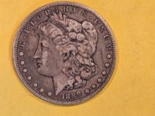 Better Date 1889-S Morgan Dollar