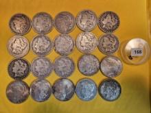 ** FULL ROLL ** Twenty Morgan and Peace Silver Dollars