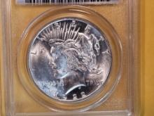 PCGS 1922-D Peace Dollar in Mint State 64