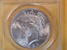 ANACS 1923 Peace Dollar in Mint State 63