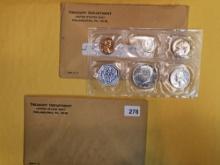 Two 1964 US Silver Proof Sets