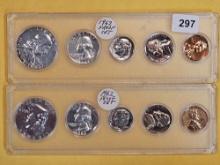 Two Silver 1962 Proof Sets