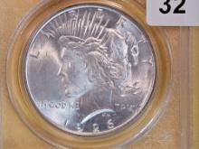 * Semi-Key! OGH! PCGS 1926-D Peace Dollar in Mint State 63