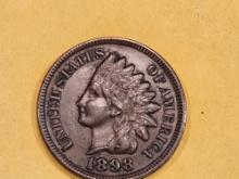 1898 Indian Cent in Extra Fine - 45