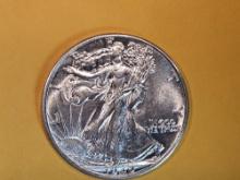 Choice Brilliant Uncirculated 1940 Walking Liberty Half Dollar