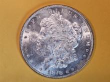 Choice Brilliant Uncirculated 1878 8TF Morgan Dollar