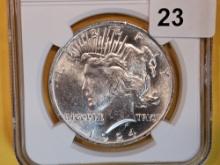 NGC Brilliant Uncirculated 1924 Peace Dollar