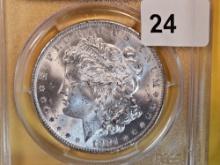 PCGS 1884-O Morgan Dollar in Mint State 64