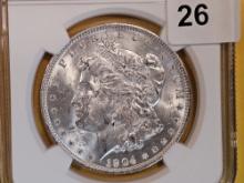 NGC 1904-O Morgan Dollar Brilliant Uncirculated