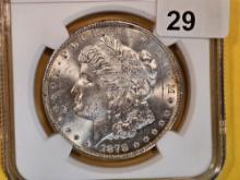 NGC 1878-S Morgan Dollar Brilliant Uncirculated