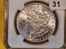 NGC 1886 Morgan Dollar Brilliant Uncirculated