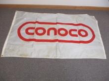 Conoco Gasoline Advertising Flag