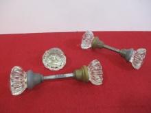 Vintage Glass Door Knobs