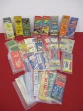 Railroad, Airplanes, Buses & Ships Advertising Matchbooks-Lot of 45