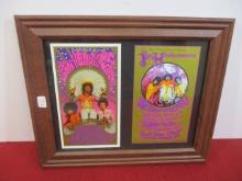 The Jimmi Hendrix Experience Frame Advertising Cards