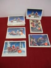 1990's Harley Davidson Christmas Cards