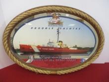 Miller Brewing Proudly Salutes the Coast Guard Advertising Mirror