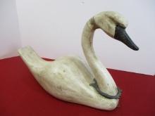 Early Hand Carved Canadian Swan Decoy