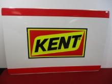 Kent Feeds Embossed Metal Advertising Sign