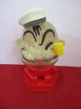 Vintage Popeye Gumball Machine