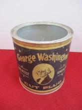 George Washington Tobacco Advertising Tin